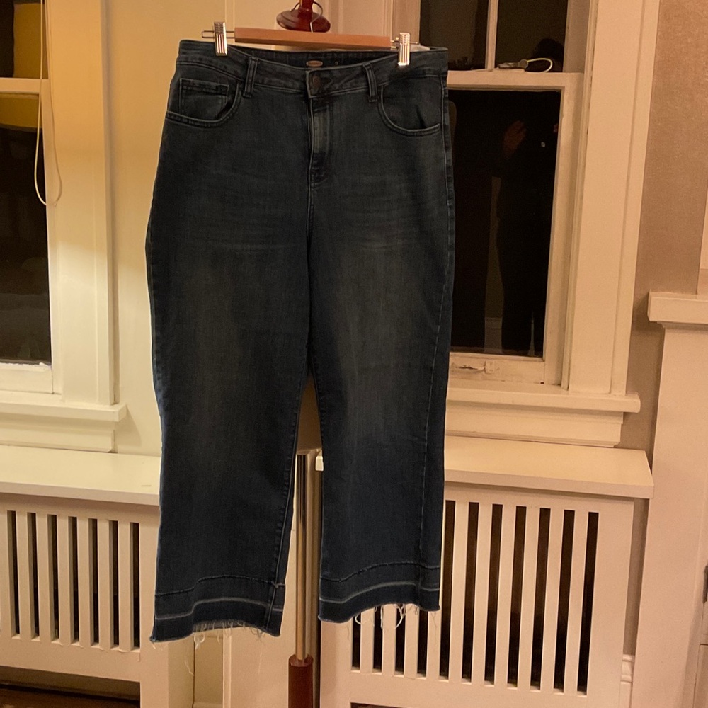 Old Navy Dark Blue Ankle Jeans